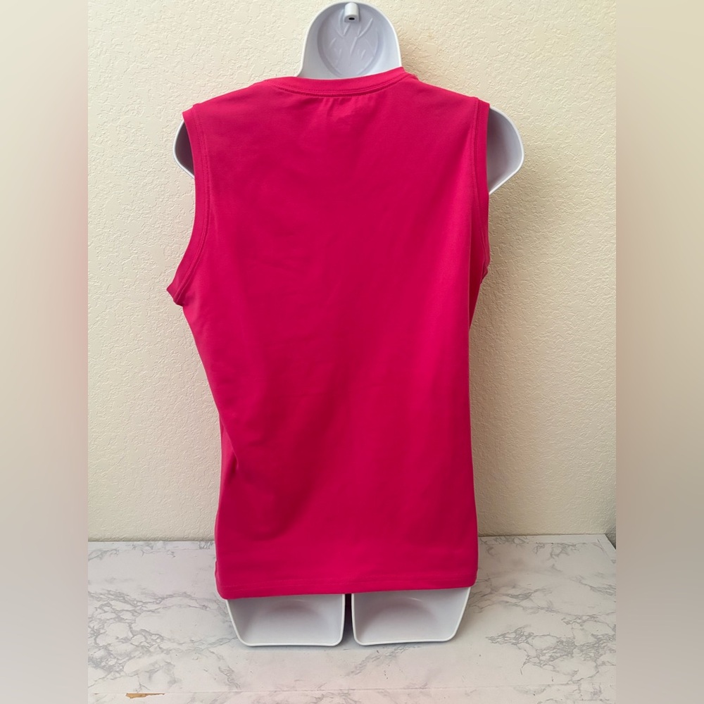 BCG Athletic Top Women’s L Pink Pullover Sleeveless Stretchy Workout Shirt - Picture 3 of 4